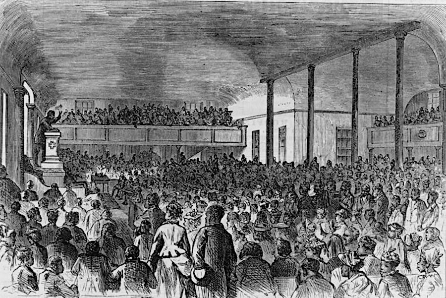 in Richmond, black members of the First Baptist Church split from the whites and founded the First African Baptist Church in 1841