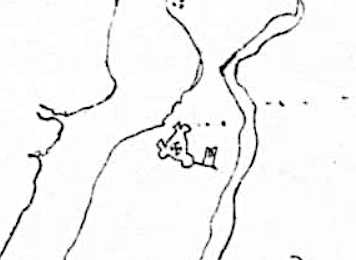 English colonists built a church (identified by a cross on Zuniga map) in 1608 inside the James Fort palisade