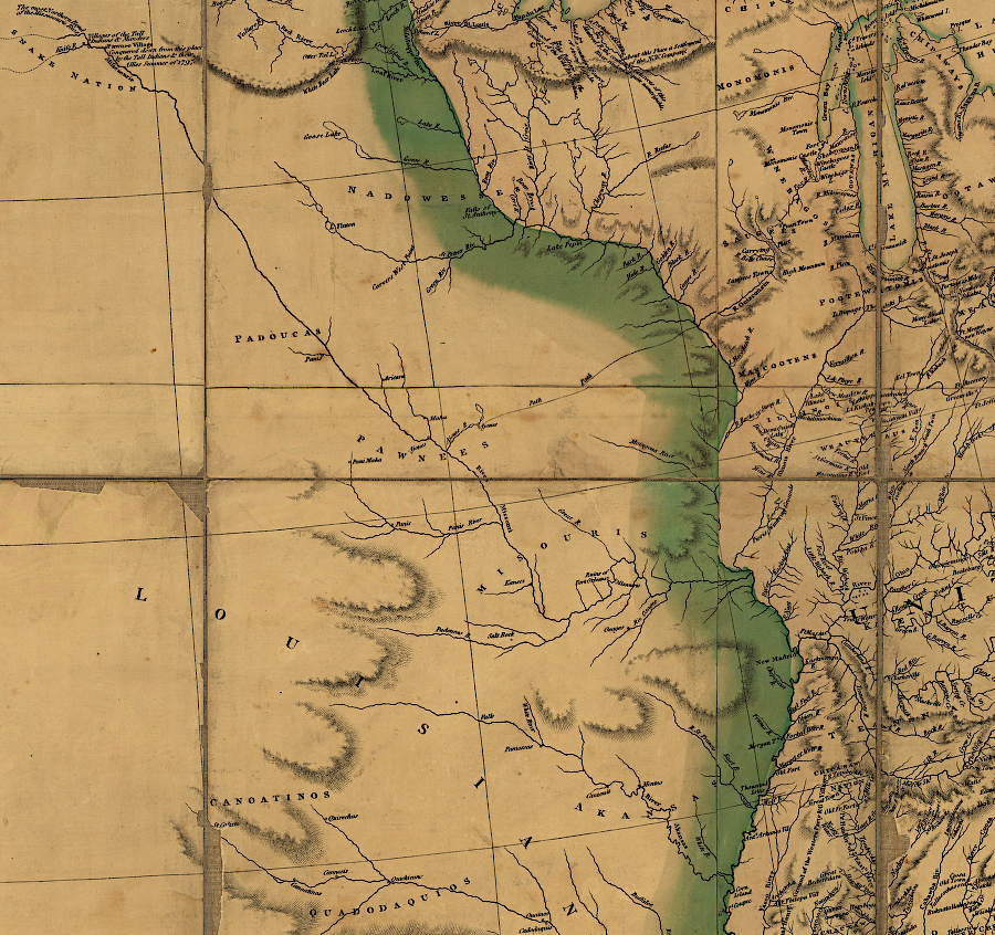 in 1802, territory west of the Mississippi River was essentially a mystery to residents of the United States