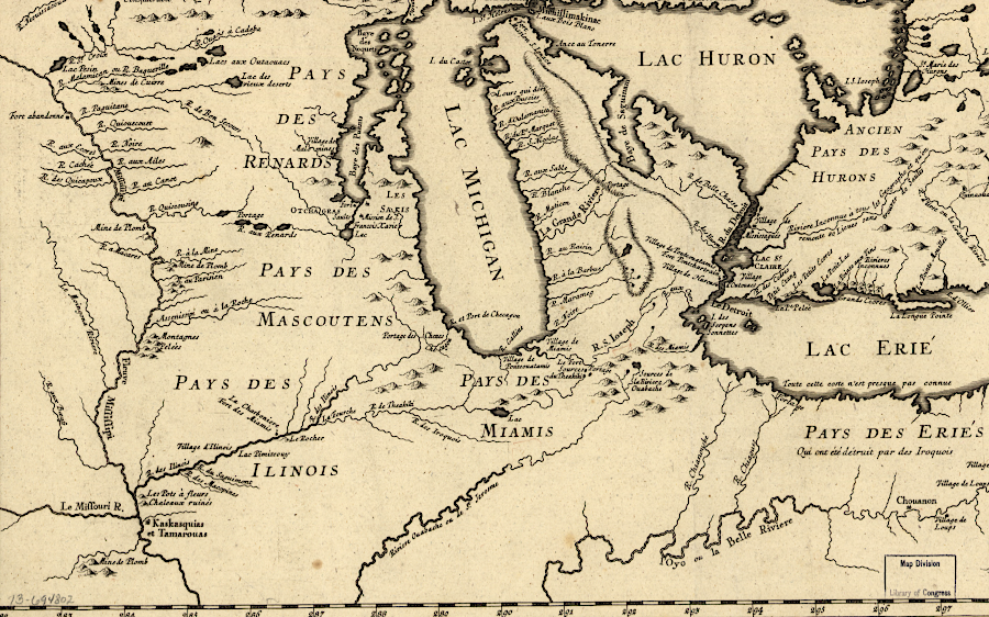 the territory morthwest of the Ohio River was occupied by various Natve American groups ever since the ice sheet retreated over 10,000 years ago