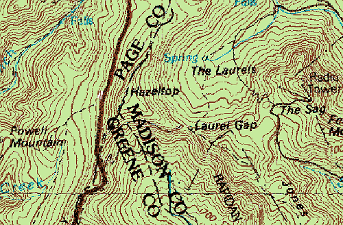 Headspring of the Rappahannock - Middle Fork of the Conway River