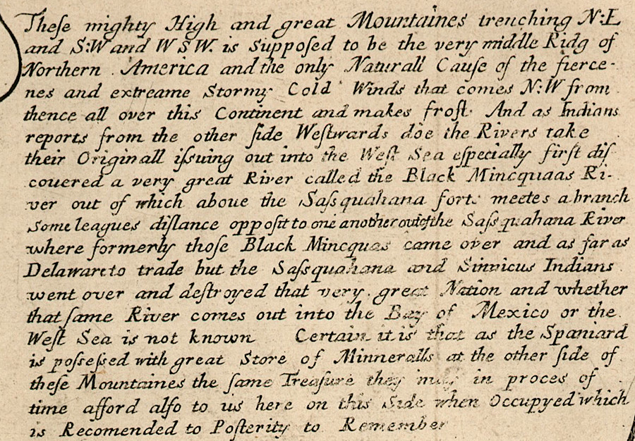 before John Lederer, there was more speculation than understanding regarding the Potomac River upstream from Great (Patowmeck) Falls