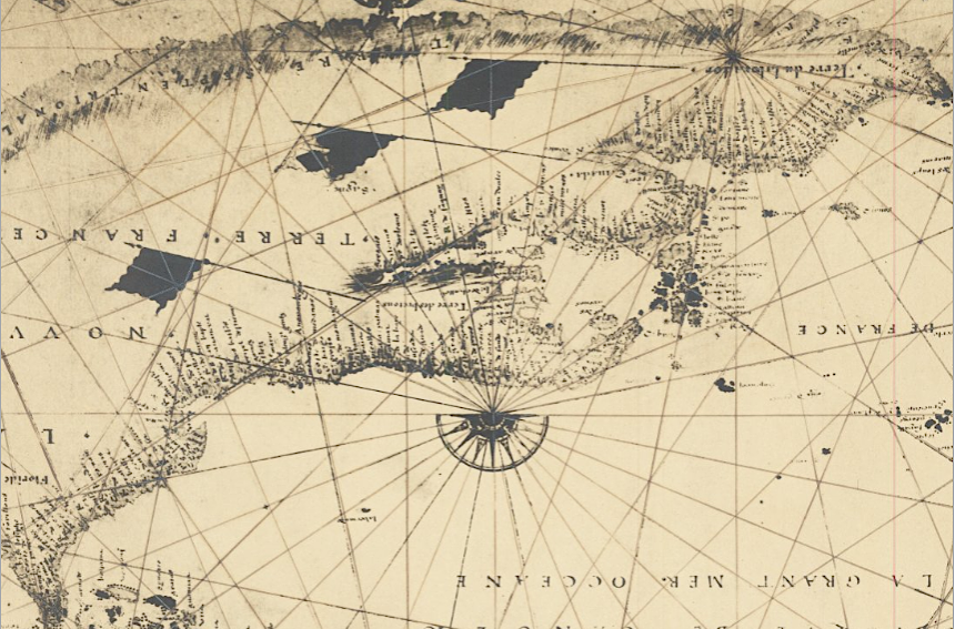 by 1541, European fishing camps were scattered across Labrador and Newfoundland