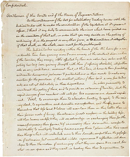 on January 18, 1803, President Jefferson asked Congress secretly to fund an expedition into lands west of the Mississippi River that were claimed by Spain
