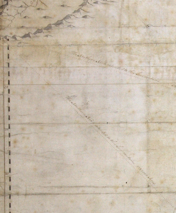 William Mayo's survey provided two options for drawing the back line from the headspring of the Potomac River, to either the head of the Hedgemans or Conway rivers