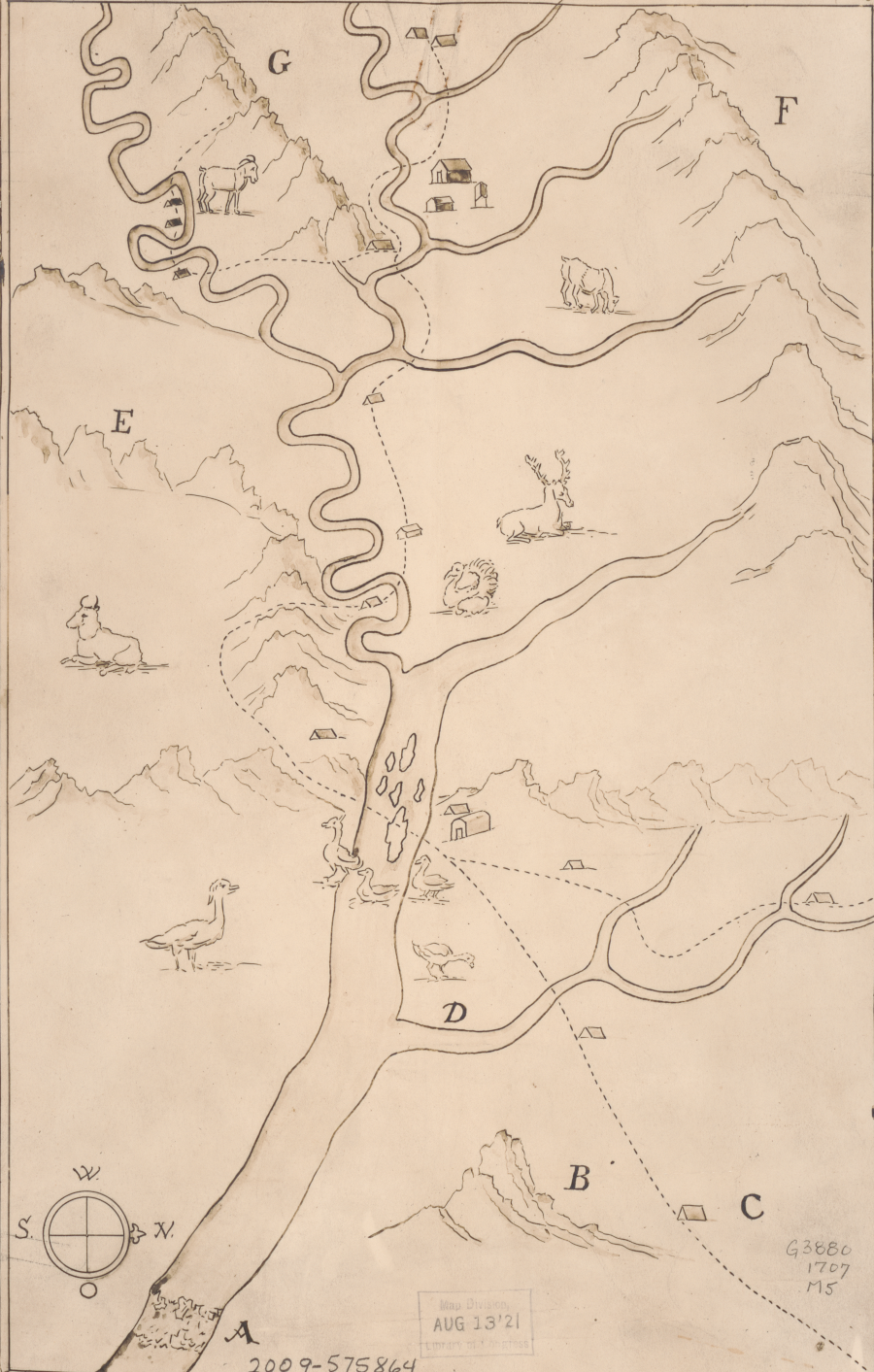 Franz Ludwig Michel was the first European to map the pattern of rivers and mountains in the Shenandoah Valley