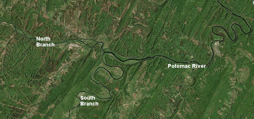 the surveyors mapping the northern edge of the Fairfax Grant chose the North Branch of the Potomac River to be the main stem on November 13, 1736, perhaps because the South Branch would have required making a sharp left turn as they moved upstream