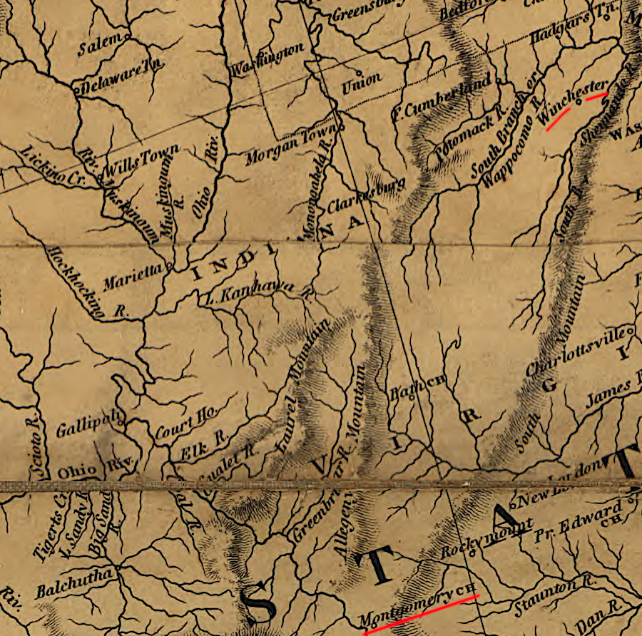 at the end of the French and Indian War in 1763, there were few settlements west of the Blue Ridge