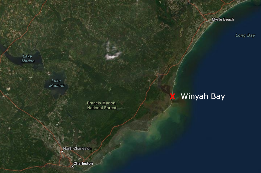 about 60 Native Americans, including one later named Francisco de Chicora, were captured by the Spanish in 1521 at what today is called Winyah Bay