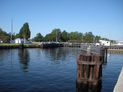 Great Bridge Lock, on Albemarle and Chesapeake Canal at Battlefield Boulevard