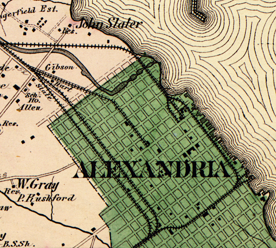 the canal ended up competing with multiple railroads that connected Alexandria to the Piedmont and Shenandoah Valley
