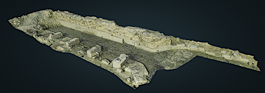 the fourth lock and third basin were excavated in 2024-2025, and the stone walls were stockpiled for later reconstruction in Montgomery Park