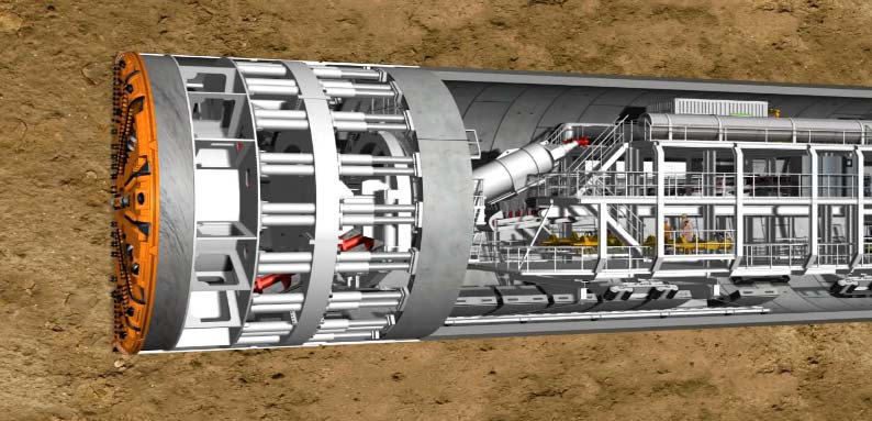 the Chesapeake Bay Bridge-Tunnel chose to construct the second tunnel at Thimble Shoal with a tunnel boring machine