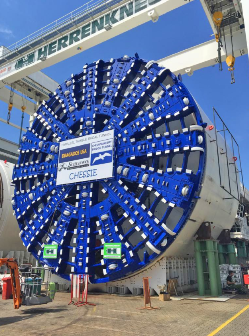 the name Chessie was chosen in 2018, while the tunnel boring machine (TBM) was still under construction in Germany