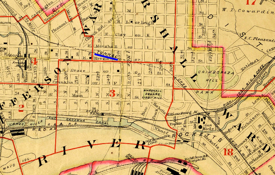 the Church Hill Tunnel was completed in 1873, closed in 1901, and collapsed in 1925