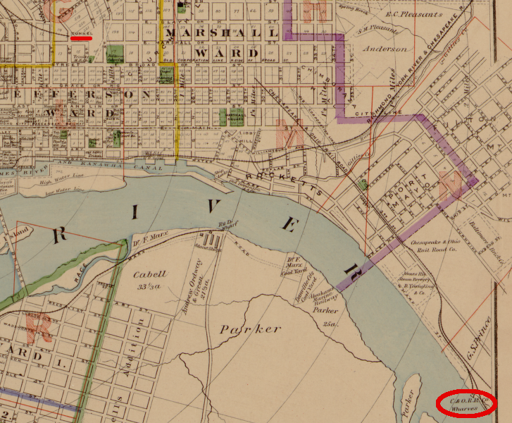 the Church Hill Tunnel was constructed to provide a faster route to the railroad's docks near Rocketts Landing