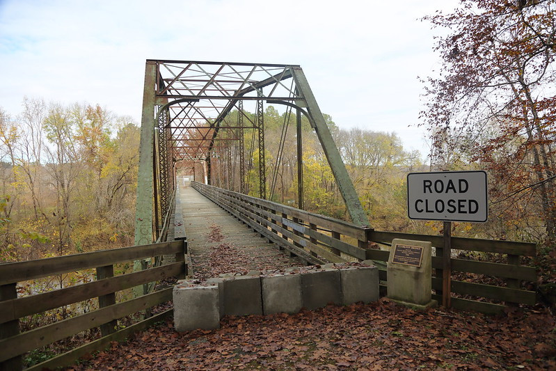 the 1902 Clarkton Bridge was converted for pedestrian use in 2005, and finally demolished in 2018
