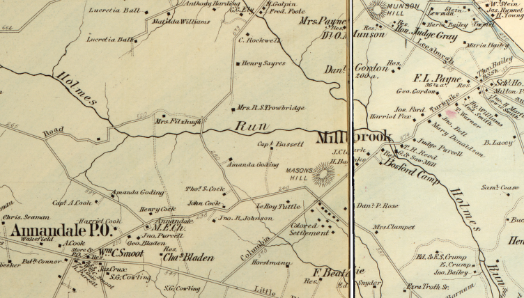 Columbia Pike was constructed to divert traffic on the Little River Turnpike, so the District of Columbia could intercept traffic headed to Alexandria