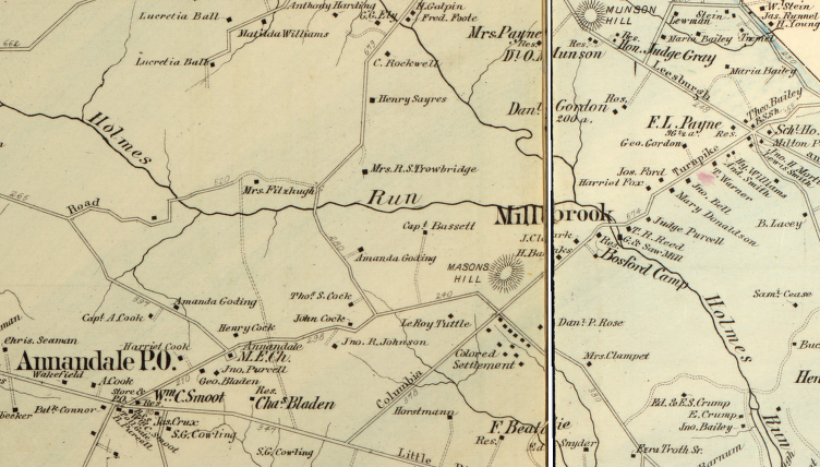 Columbia Pike was constructed to divert traffic on the Little River Turnike, so the District of Columbia could intercept traffic headed to Alexandria