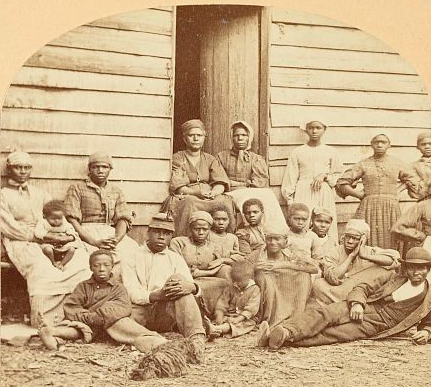 between slavery and freedom - contrabands in Virginia