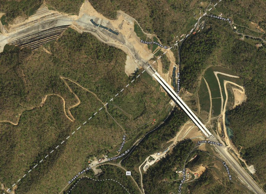 the highest bridge in Virginia was completed before the state built its part of the Corridor Q 460 Connector