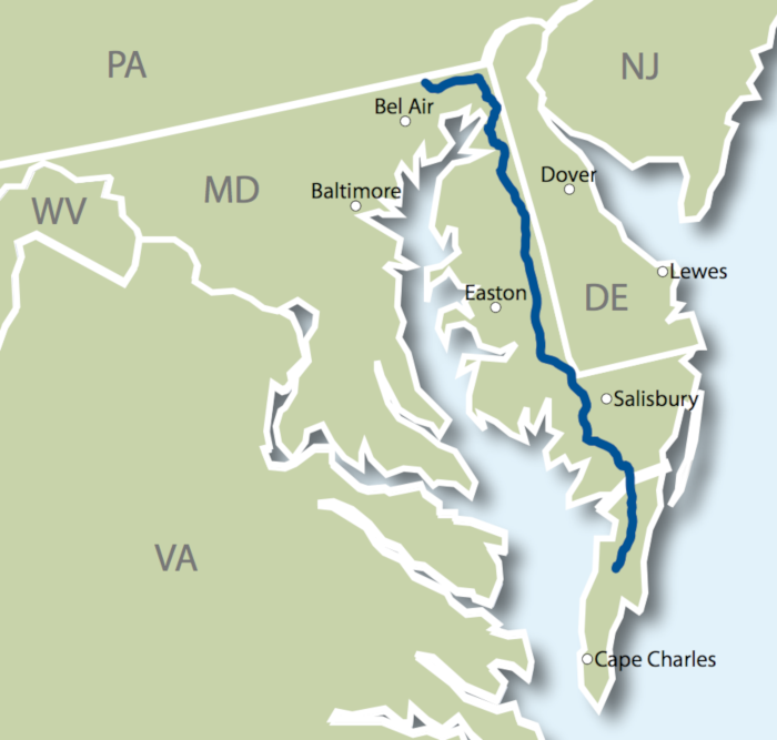 Delmarva Pipeline Company proposed a new pipeline south into Accomack County in 2017