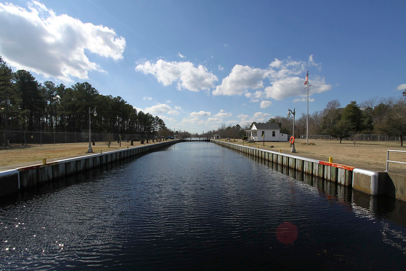 the Dismal Creek lock