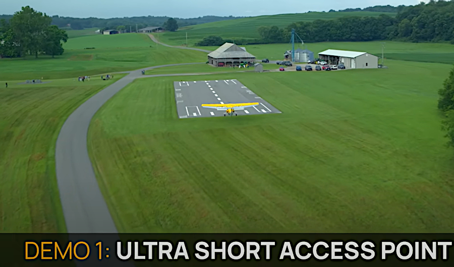 Electra's planes were designed to land on runways as short as a football field