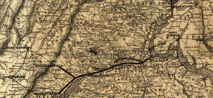 the planned Fredericksburg & Gordonsville Rail Road was finally built as the narrow-gauge Potomac, Fredericksburg & Piedmont (PF&P) after the Civil War, but was unable to compete with the Orange and Alexandria Railroad and became known as the Poor Folks & Preachers Railroad