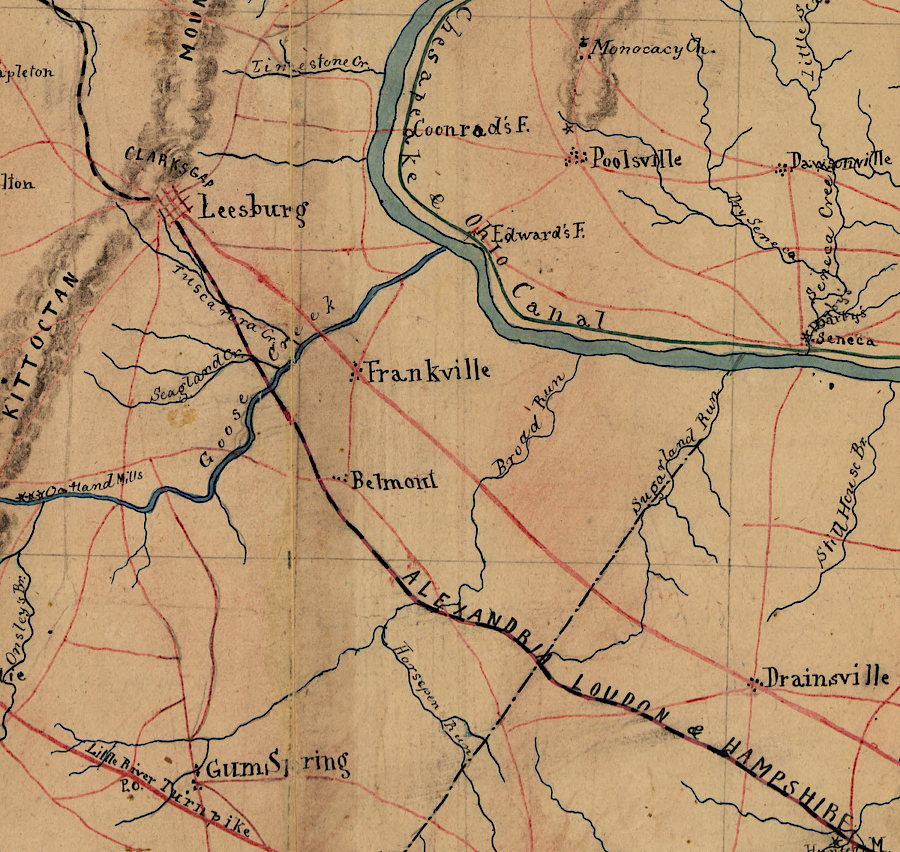 the Alexandria, Loudoun and Hampshire Railroad competed successfully with the Goose Creek Canal