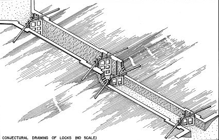 two locks were built together at Clapham's Mill, near where US 7 crosses Goose Creek