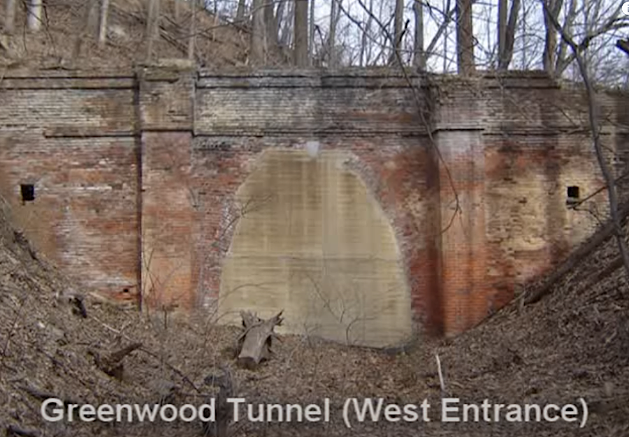 the Greenwood Tunnel was bypassed and sealed up by the Chesapeake and Ohio Railway in 1944