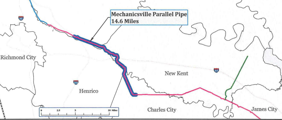 the Header Improvement Project proposed to expand Virginia Natural Gas pipelines to move gas from Northern Virginia to Hampton Roads