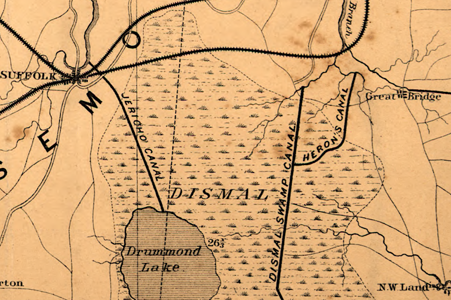 Walter Herron's ditch became a shortcut to the Albemarle and Chesapeake Canal