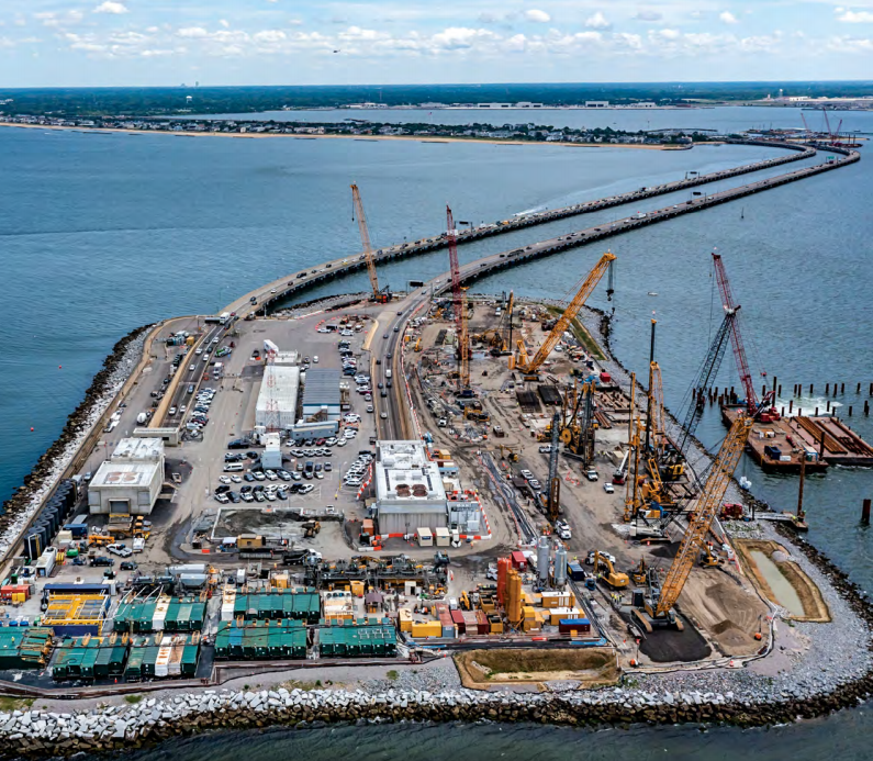 the South Island of the Hampton Roads Bridge-Tunnel was transformed in 2021