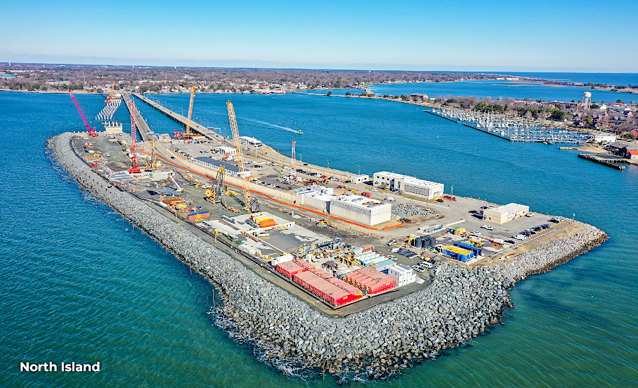 a new trestle to the North Island was under construction in 2022