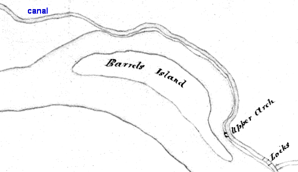 Map of James River from Sabbot Island to Sydnor's Point