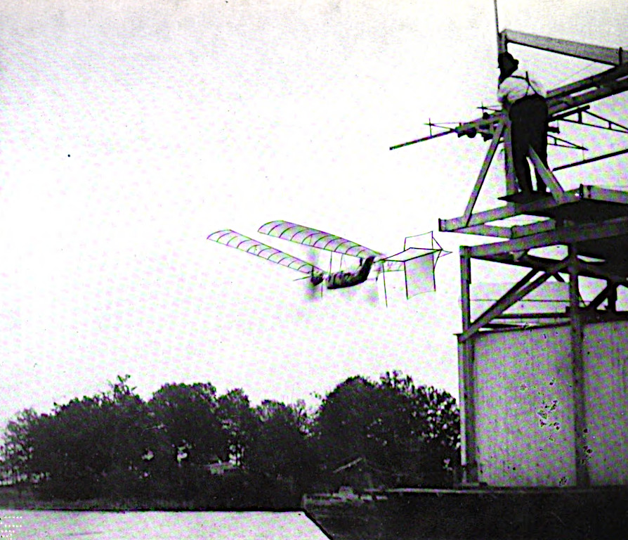 the first successful engine-powered airplane flight was on May 6, 1896, but did not have a pilot