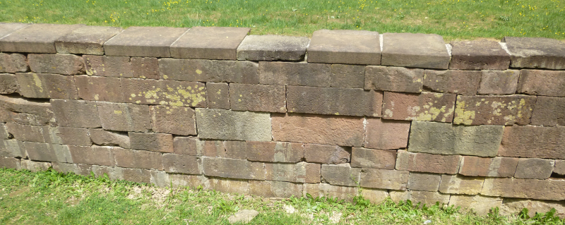 locks were constructed primarily from sandstone quarried at Seneca Creek and floated down to Great Falls