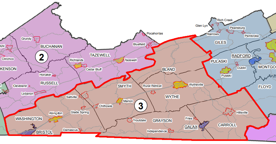 the General Assembly allocated funding in 2023 to design a second inland port in the Mount Rogers Planning District (Planning District 3)