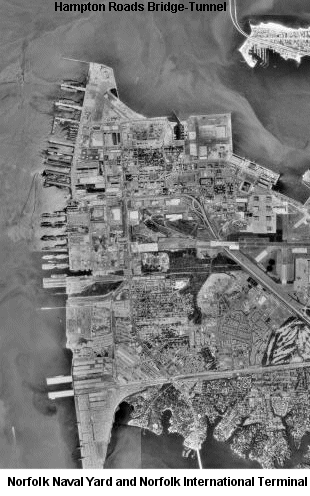 Norfolk Naval Yard and Norfolk International Terminal