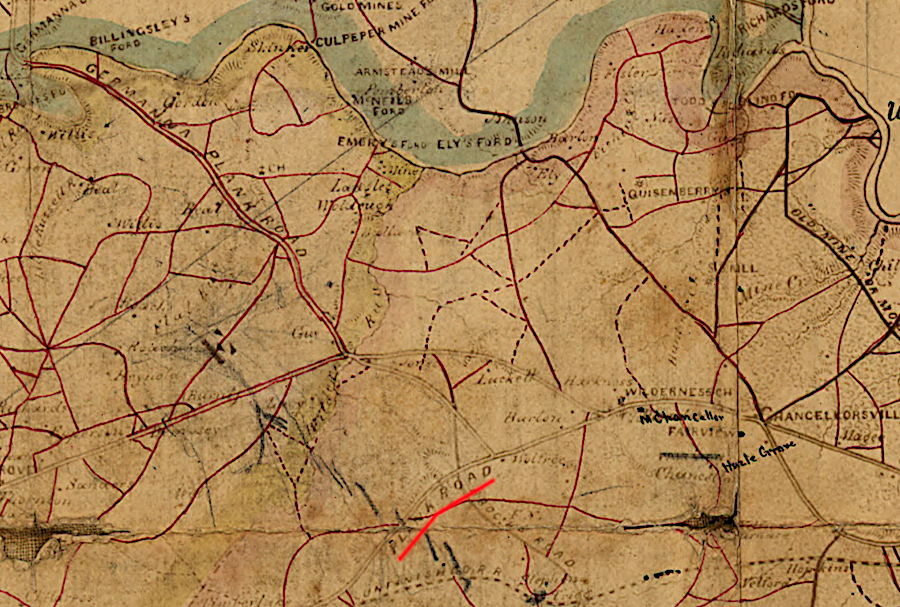 the Orange Plank Road was a key route used by Confederate troops in the 1864 Battle of the Wilderness