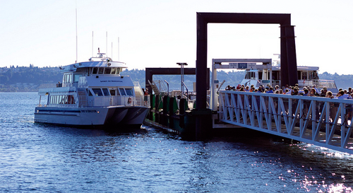 a high-speed passenger ferry from the Peninsula to Norfolk could connect with The Tide light rail transit system