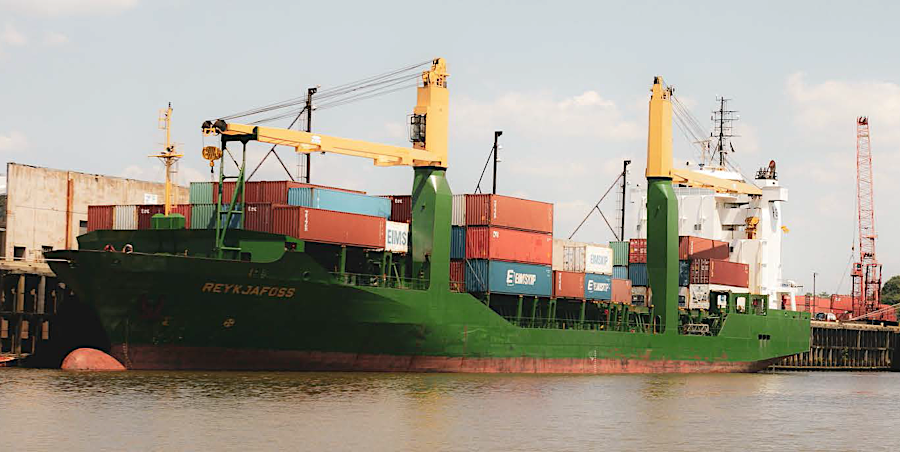 international ships have traveled up the James River since 1607