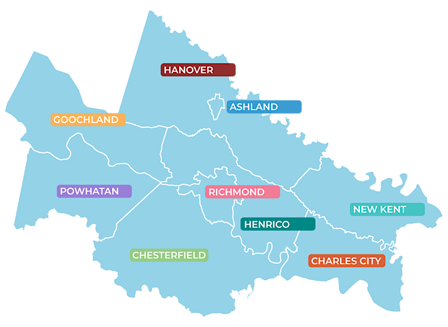 the Richmond Regional Transportation Planning Organization (RRTPO) handles transportation planning in the region surrounding the state capital