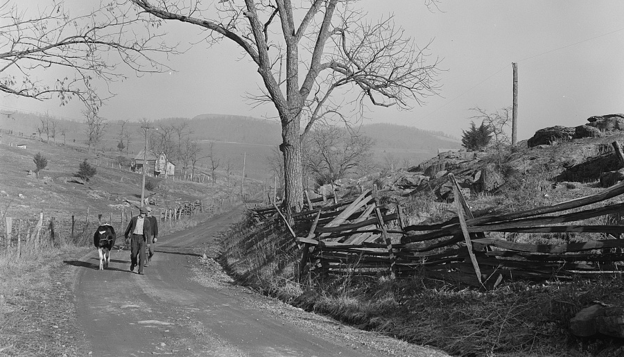 Virginia pursued a pay-as-you-go fiscal strategy that delayed paving key roads in rural areas until the 1950's