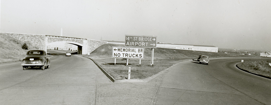 construction of the Shirley Highway proceded from north to south, though commuters think of the road as ending at the Pentagon