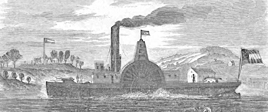 Confederates put rifled cannon on a Potomac River steamboat and took control of Aquia Creek at the start of the Civil War