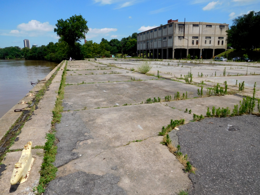 the Sugar Pad and Intermediate Terminal Warehouse #3, seen in 2016 before construction of the Stone Brewery restaurant