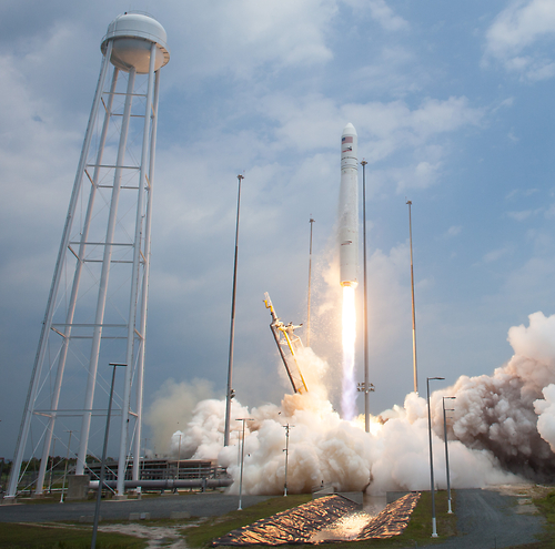 July, 2014 launch of resupply mission from Wallops to International Space Station